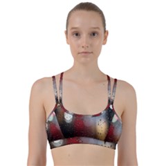 Rain On Window Line Them Up Sports Bra by artworkshop