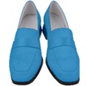 Butterfly Blue	 - 	Chunky Heel Loafers View1
