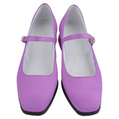 Bright Lilac Pink	 - 	mary Jane Shoes by ColorfulShoes