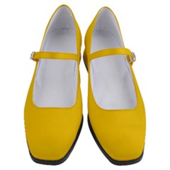 Canary Yellow	 - 	mary Jane Shoes by ColorfulShoes