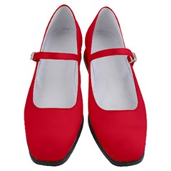 Medium Candy Apple Red	 - 	mary Jane Shoes by ColorfulShoes