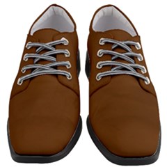 Gingerbread Brown	 - 	heeled Oxford Shoes by ColorfulShoes