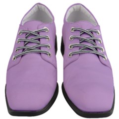 Periwinkle Purple	 - 	heeled Oxford Shoes by ColorfulShoes