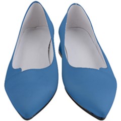 Silk Blue	 - 	block Heels by ColorfulShoes