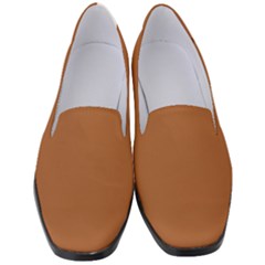 Meerkat Brown	 - 	classic Loafer Heels by ColorfulShoes