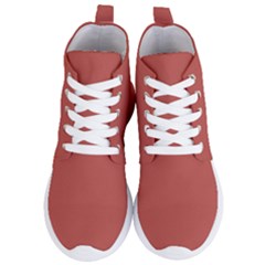 Blush Red	 - 	lightweight High Top Sneakers by ColorfulShoes