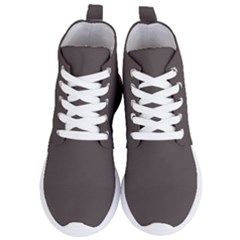 Ash Grey	 - 	lightweight High Top Sneakers by ColorfulShoes