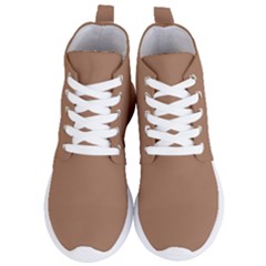 Tuscan Brown	 - 	lightweight High Top Sneakers by ColorfulShoes