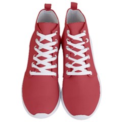 English Vermillion Red	 - 	lightweight High Top Sneakers by ColorfulShoes