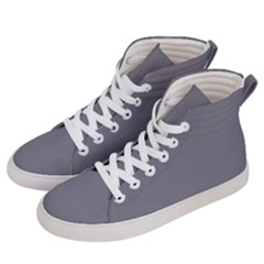 Quick Silver Grey	 - 	hi-top Skate Sneakers by ColorfulShoes