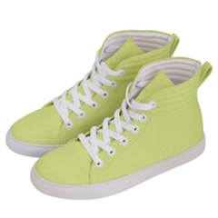 Key Lime Yellow	 - 	hi-top Skate Sneakers by ColorfulShoes