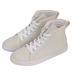 Egg Shell	 - 	hi-top Skate Sneakers by ColorfulShoes