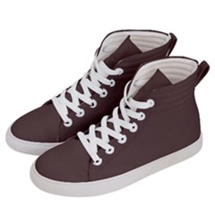 Granite Brown	 - 	hi-top Skate Sneakers by ColorfulShoes