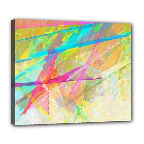 Abstract-14 Deluxe Canvas 24  X 20  (stretched) by nateshop