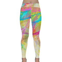 Abstract-14 Classic Yoga Leggings by nateshop