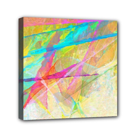 Abstract-14 Mini Canvas 6  X 6  (stretched) by nateshop