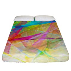 Abstract-14 Fitted Sheet (king Size) by nateshop