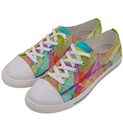 Abstract-14 Men s Low Top Canvas Sneakers by nateshop