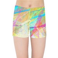 Abstract-14 Kids  Sports Shorts by nateshop