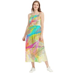 Abstract-14 Boho Sleeveless Summer Dress