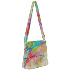 Abstract-14 Zipper Messenger Bag by nateshop