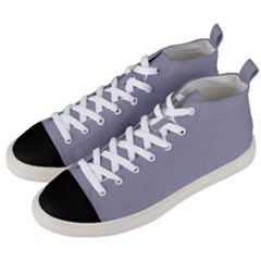 Coin Grey	 - 	mid-top Canvas Sneakers by ColorfulShoes