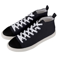 Raisin Black	 - 	mid-top Canvas Sneakers by ColorfulShoes