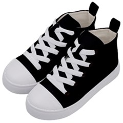 Black	 - 	mid-top Canvas Sneakers by ColorfulShoes