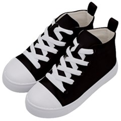 Smokey Black	 - 	mid-top Canvas Sneakers by ColorfulShoes