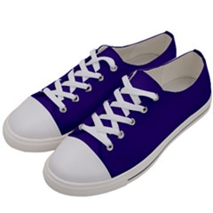 Persian Indigo Purple	 - 	low Top Canvas Sneakers by ColorfulShoes