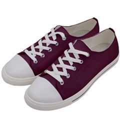 Wine Dregs	 - 	low Top Canvas Sneakers by ColorfulShoes