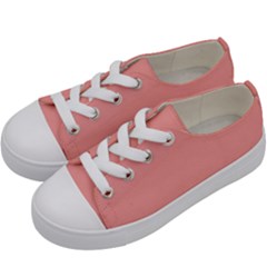 Candlelight Peach Pink	 - 	low Top Canvas Sneakers by ColorfulShoes