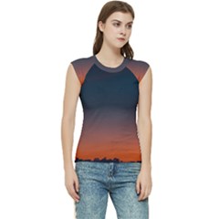 Sky Gradient Women s Raglan Cap Sleeve Tee by artworkshop