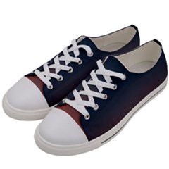 Sky Gradient Women s Low Top Canvas Sneakers by artworkshop