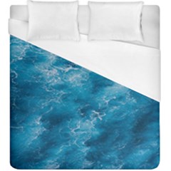 Blue Water Speech Therapy Duvet Cover (king Size) by artworkshop