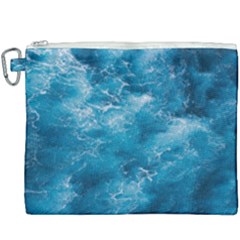 Blue Water Speech Therapy Canvas Cosmetic Bag (xxxl) by artworkshop
