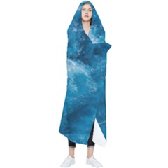 Blue Water Speech Therapy Wearable Blanket by artworkshop