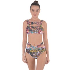 Water Droplets Bandaged Up Bikini Set  by artworkshop