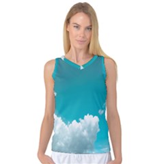 Clouds Hd Wallpaper Women s Basketball Tank Top by artworkshop