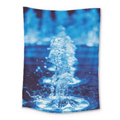 Water Blue Wallpaper Medium Tapestry by artworkshop