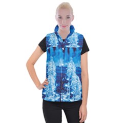 Water Blue Wallpaper Women s Button Up Vest by artworkshop