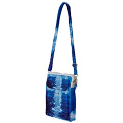 Water Blue Wallpaper Multi Function Travel Bag by artworkshop