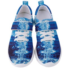 Water Blue Wallpaper Women s Velcro Strap Shoes by artworkshop