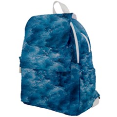 Blue Water Speech Therapy Top Flap Backpack by artworkshop