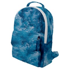 Blue Water Speech Therapy Flap Pocket Backpack (small) by artworkshop