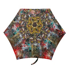 Water Droplets Mini Folding Umbrellas by artworkshop