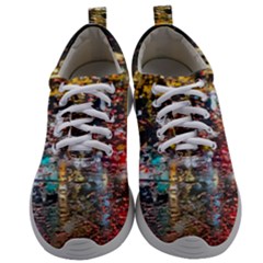 Water Droplets Mens Athletic Shoes by artworkshop