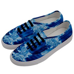 Water Blue Wallpaper Men s Classic Low Top Sneakers by artworkshop