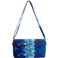 Water Blue Wallpaper Removable Strap Clutch Bag by artworkshop