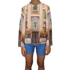 Mosque Kids  Long Sleeve Swimwear by artworkshop